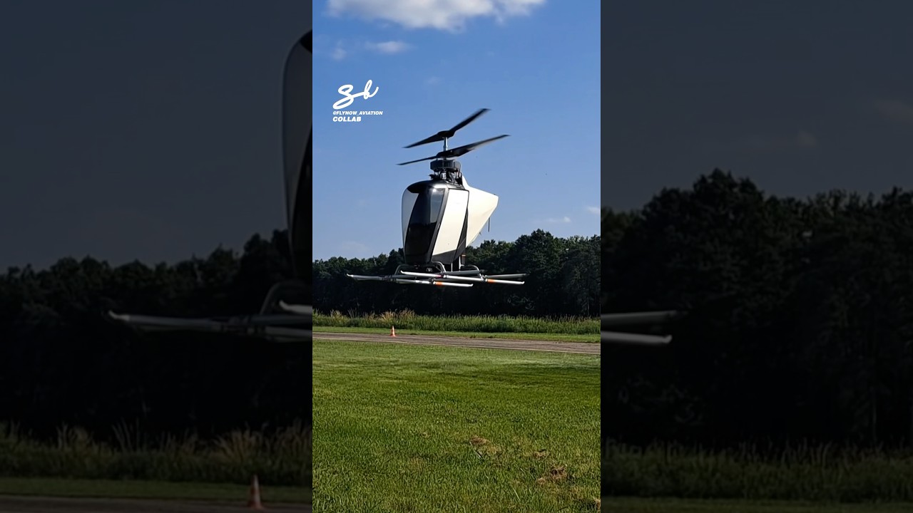 A One-Person Standing Aircraft! 🤯 #cars #planes #aircraft