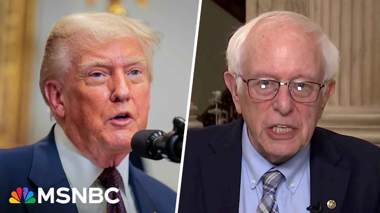 ‘Absolutely insane’: Bernie slams Trump for threatening Canada over Palestine move