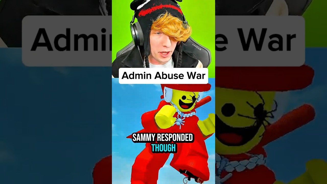 ADMIN ABUSE WAR LEAKS (JANDEL VS SAMMY) #shorts #roblox #growagarden #stealabrainrot