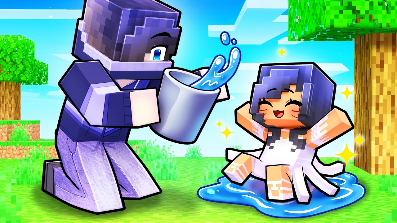 Adopting GHAST APHMAU in Minecraft!