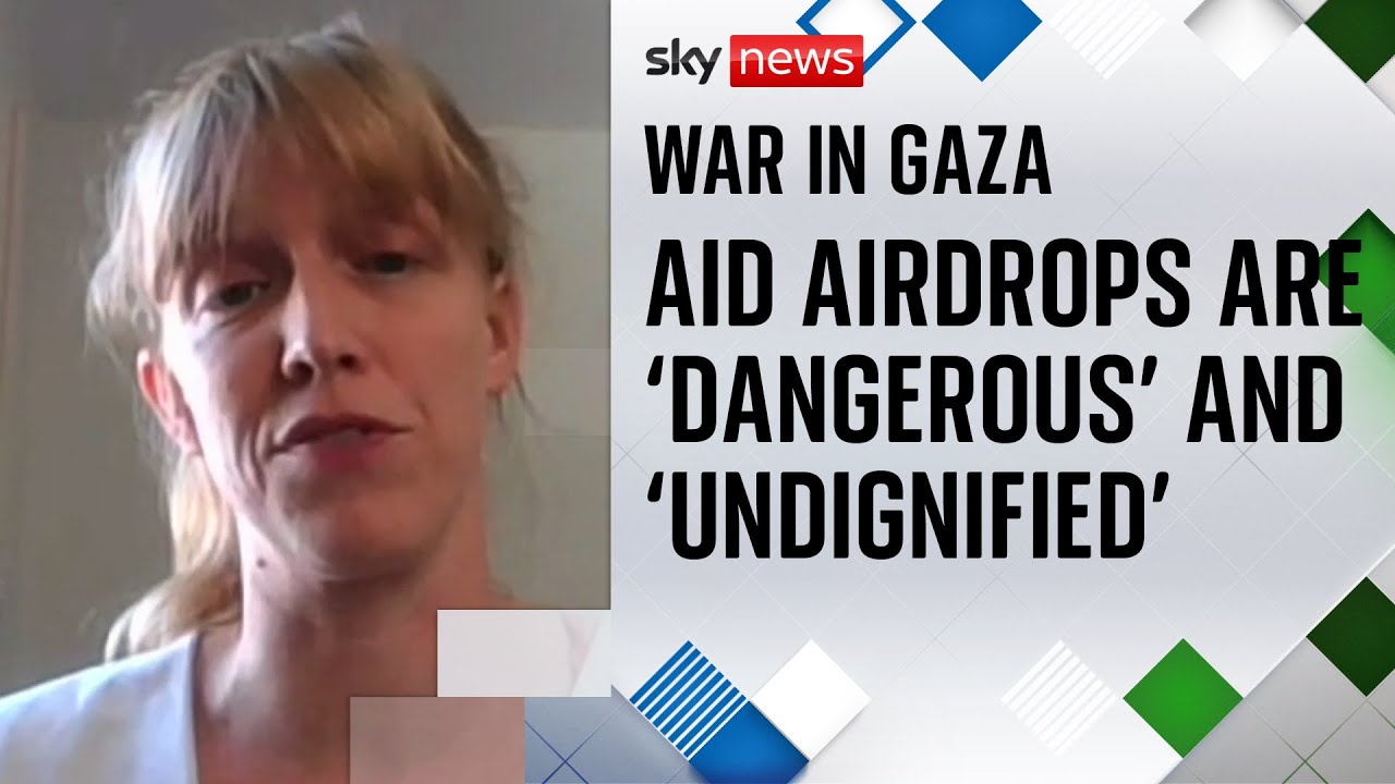 Aid drops ‘not enough to meet needs of starving Palestinians’, warns MSF