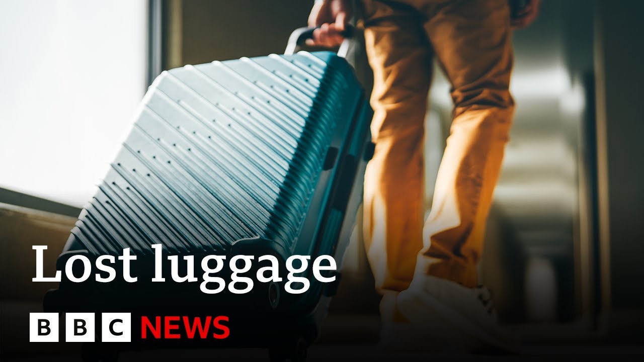 Airports use new technology to tackle lost luggage | BBC News