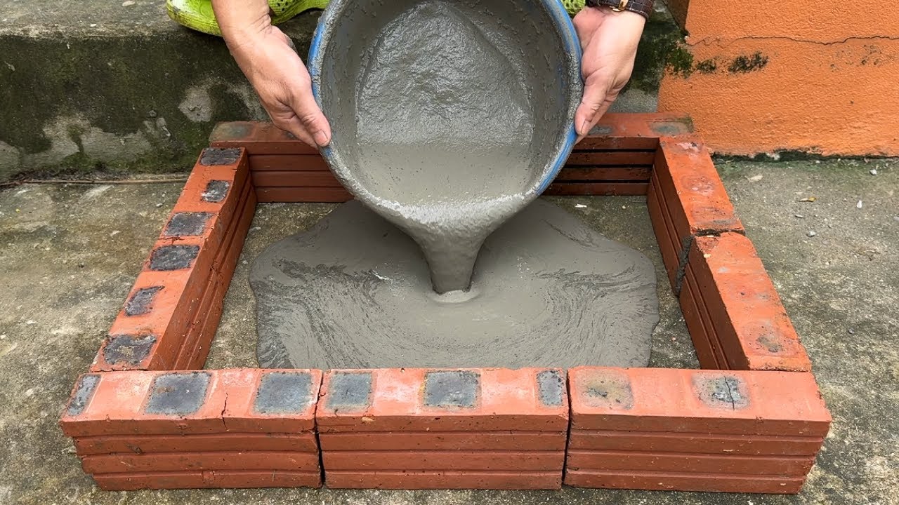 Amazing ideas from Cement and Brick – DIY Beautiful Flower pots at home