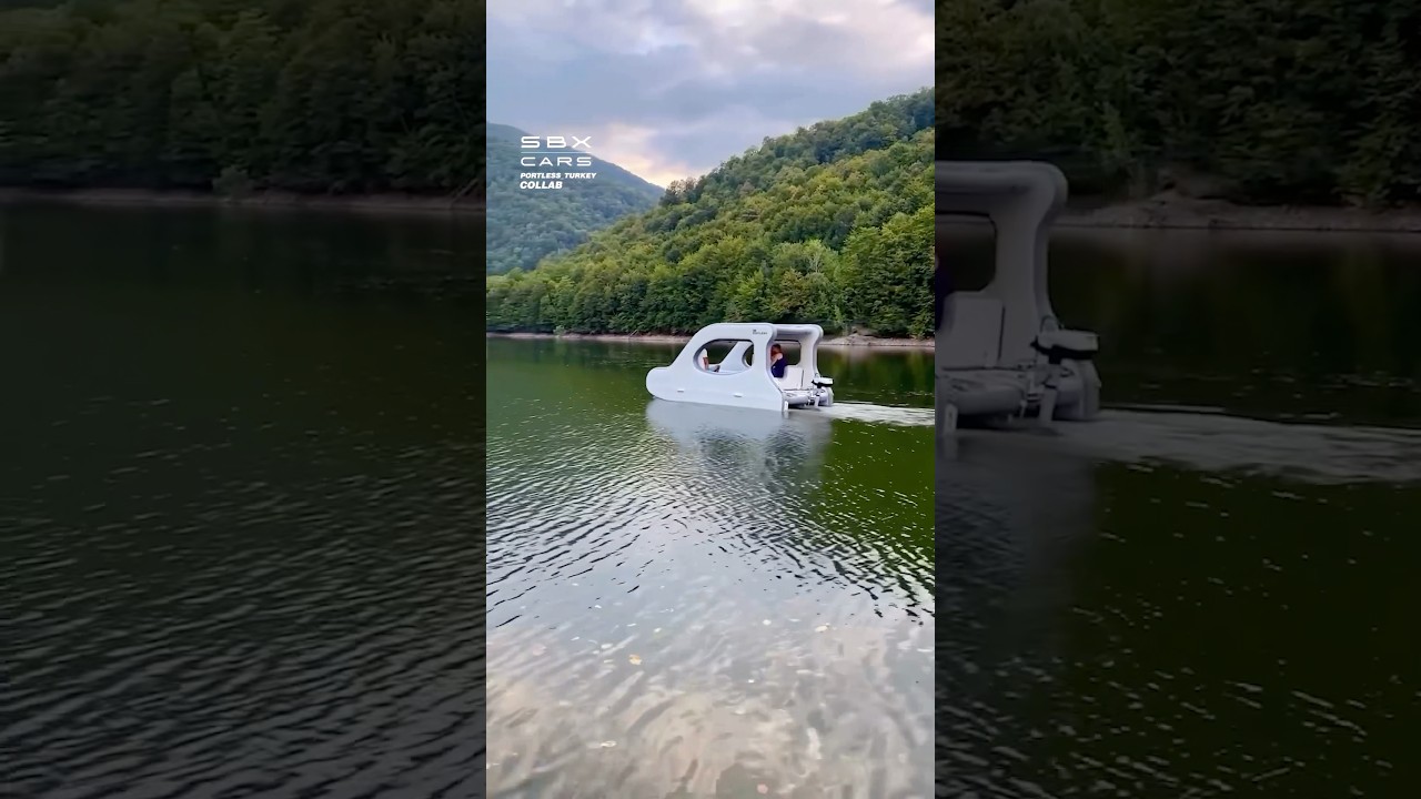 An Inflatable Yacht?! 🤯 #yacht #boats #sea