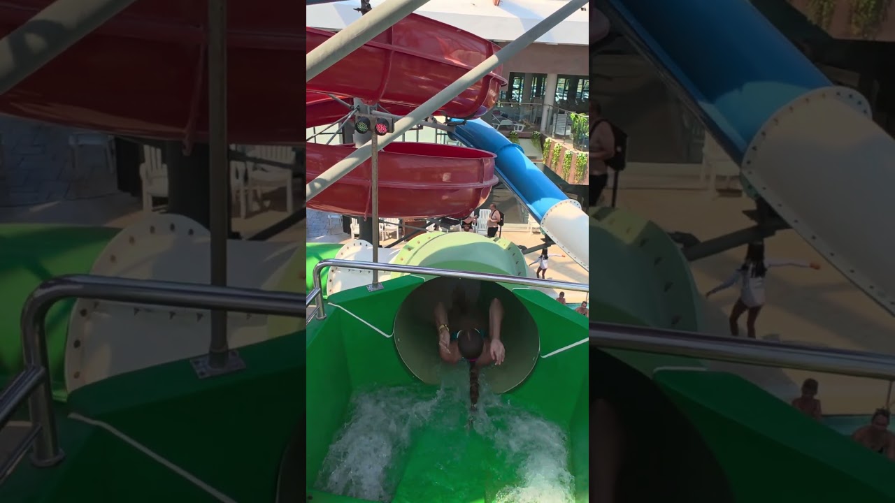 Anaconda Water Slide at Aquapark Nymphaea in Romania🇷🇴