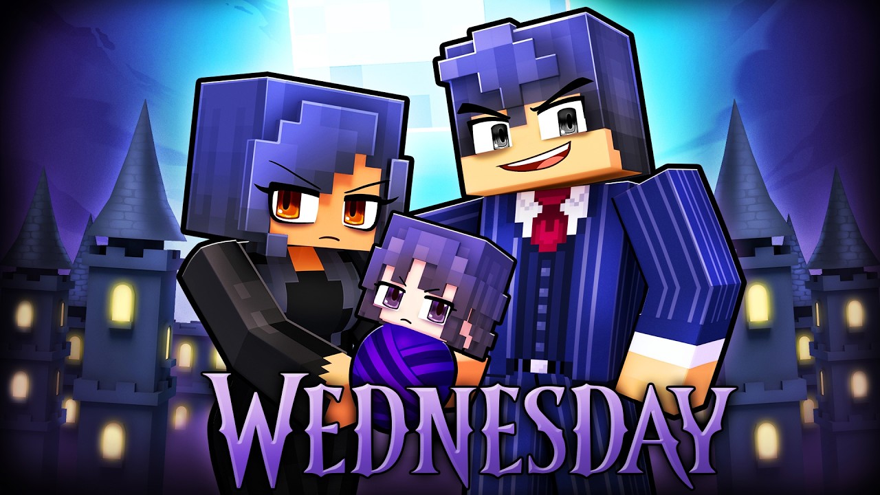 Aphmau & Aaron have a WEDNESDAY FAMILY!