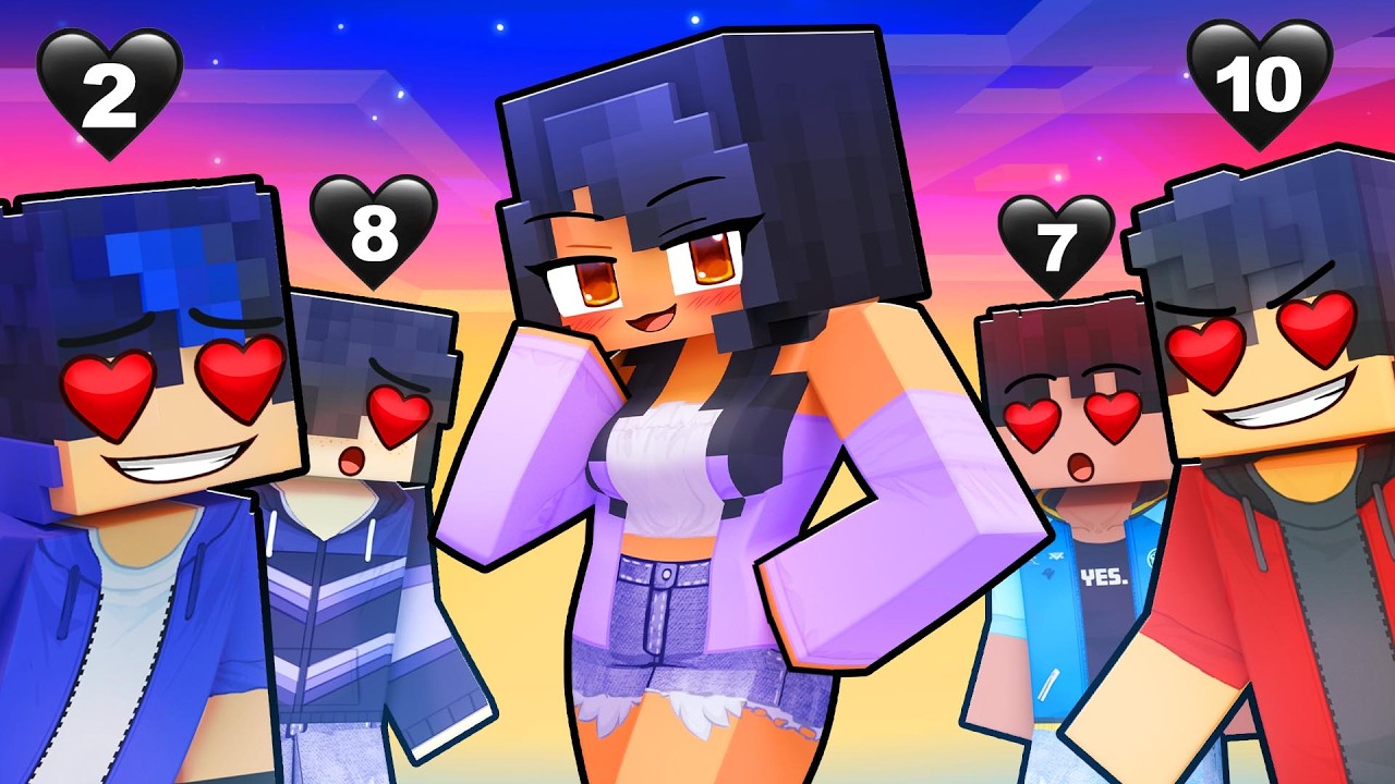 Aphmau RATES Her HOTTIES in Minecraft!