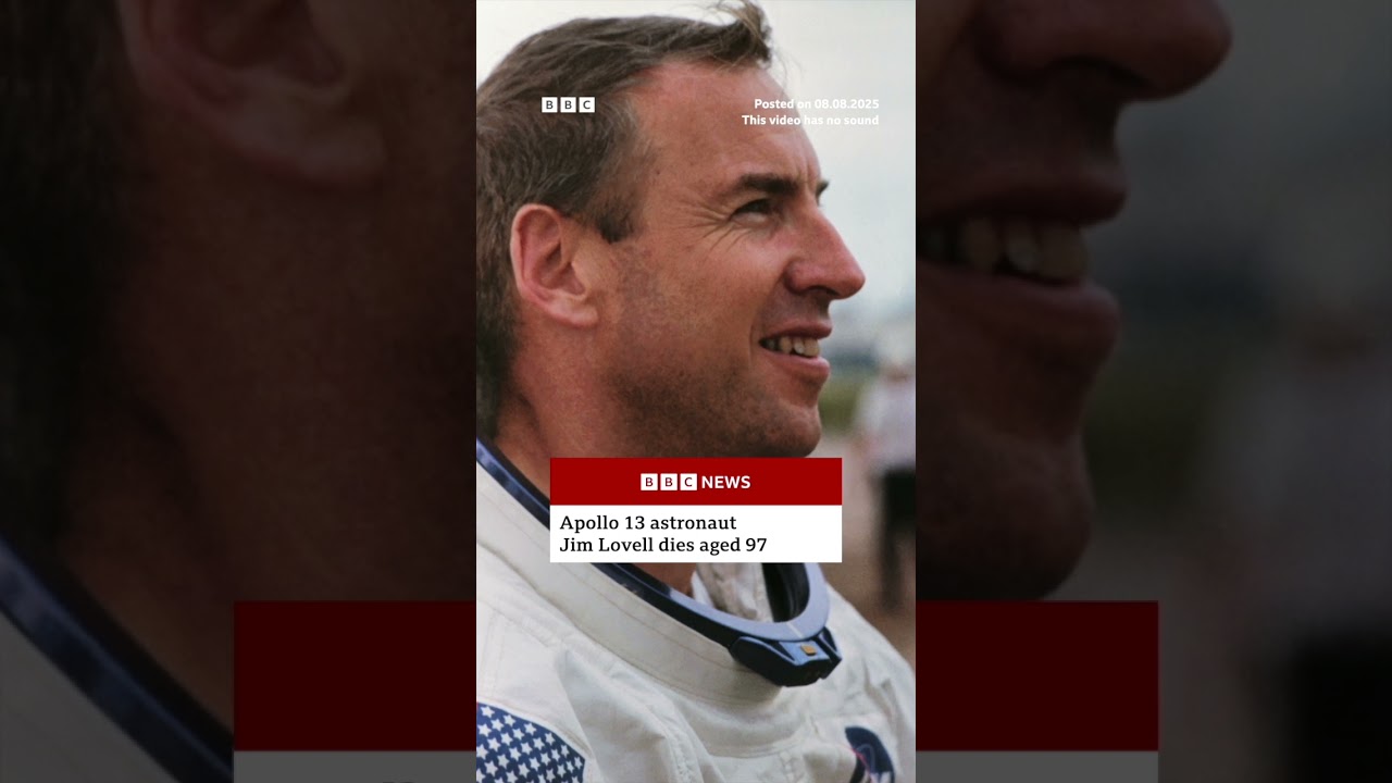 Astronaut Jim Lovell, who guided Apollo 13 safely back to Earth, has died aged 97. #BBCNews