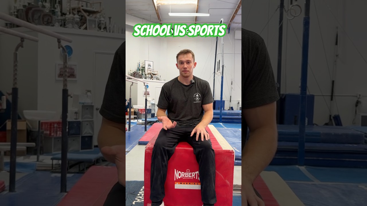 Balancing school and sport from a D1 Stanford Athlete 🤓🤸‍♂️ #gymnast #gymnastics #sports #sport