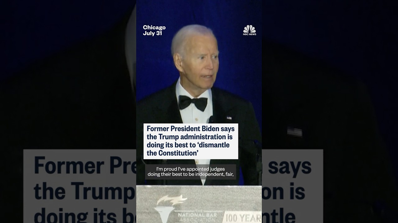 Biden says Trump is trying to ‘dismantle the Constitution’