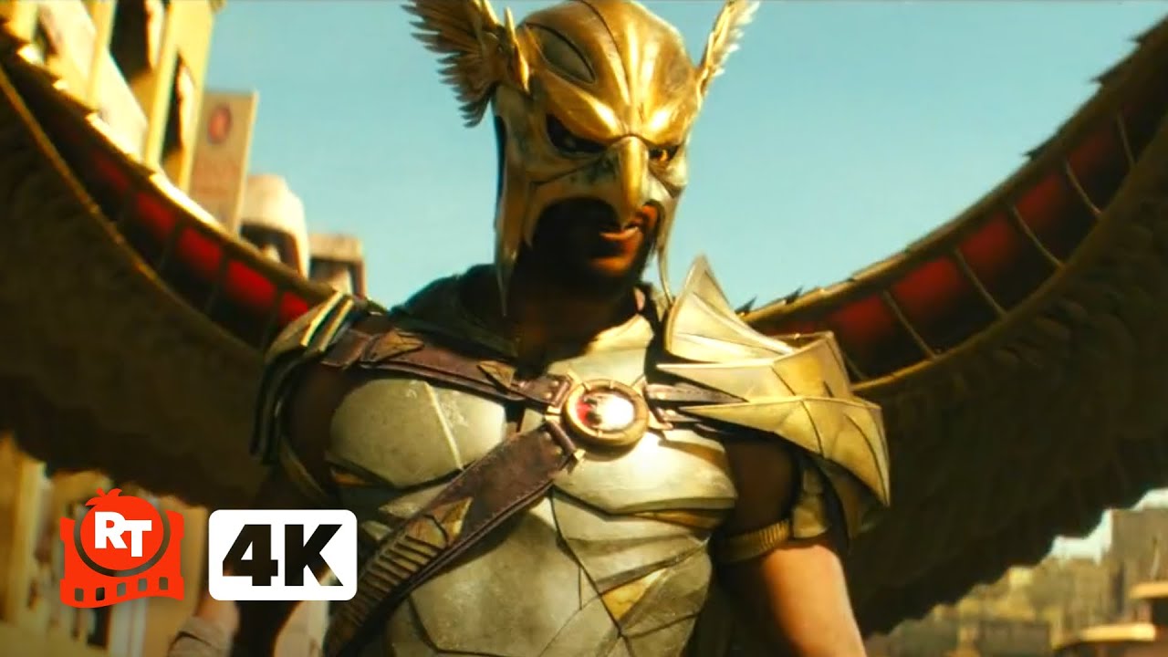 Black Adam (2022) 4K – Hawkman & Black Adam Team Up! | Movieclips