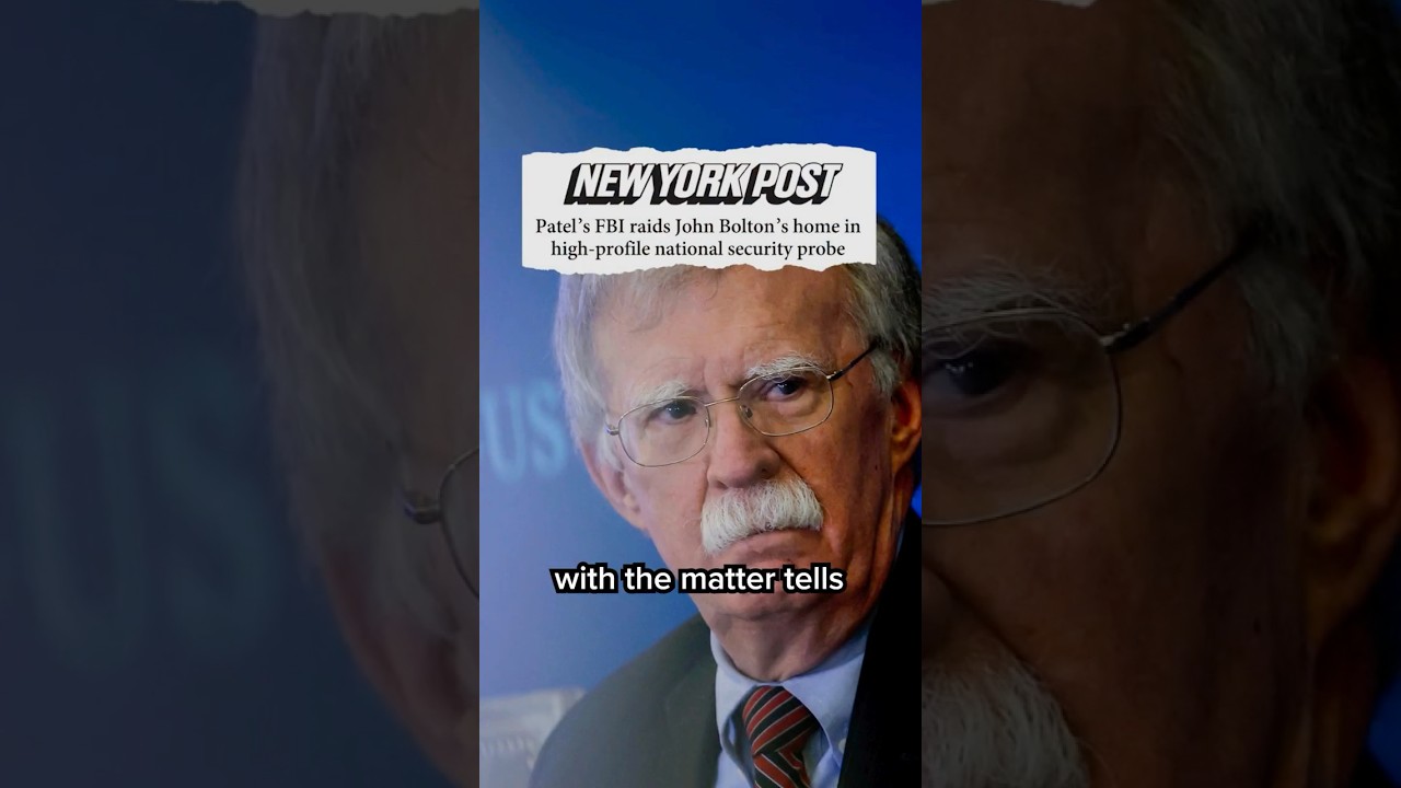 BREAKING: FBI raids home of former national security adviser John Bolton