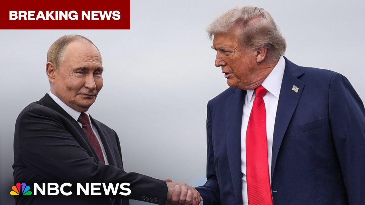 BREAKING: Trump and Putin arrive in Alaska, shake hands on tarmac