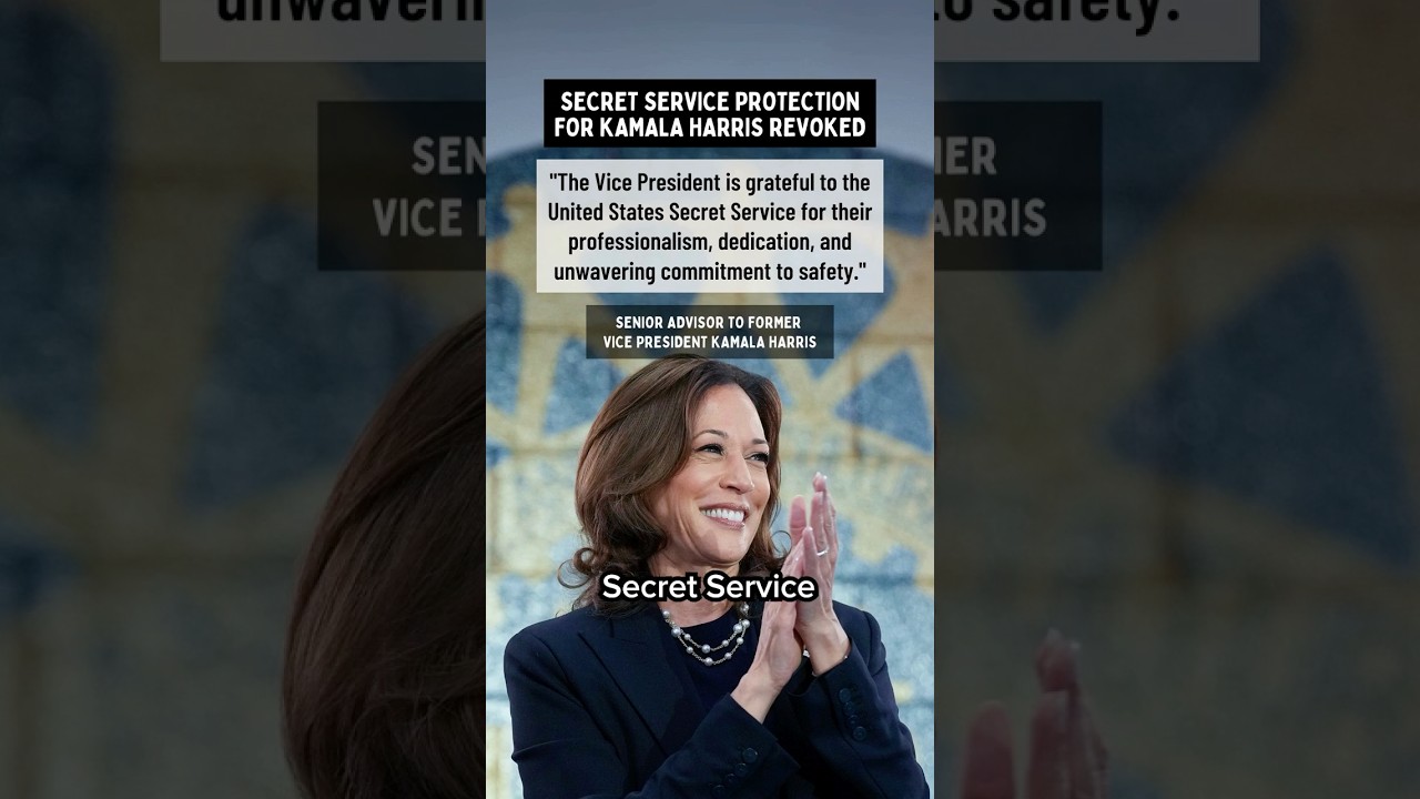 BREAKING: Trump ends Secret Service protection for Kamala Harris