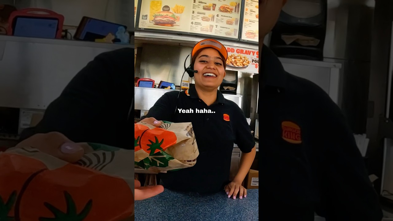 Buying a burger with 1,000 patties 🥹❤️