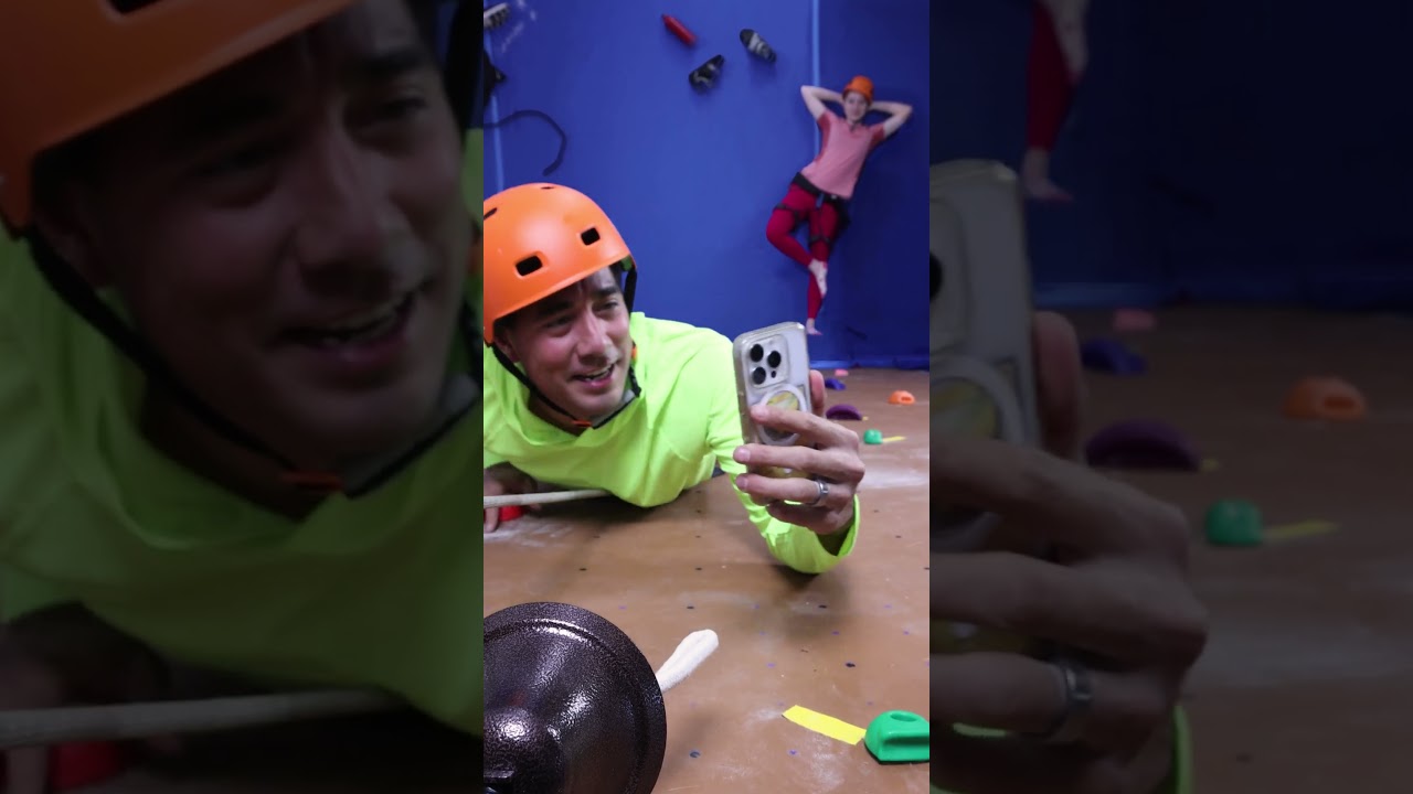 Can You Text While Rock Climbing?