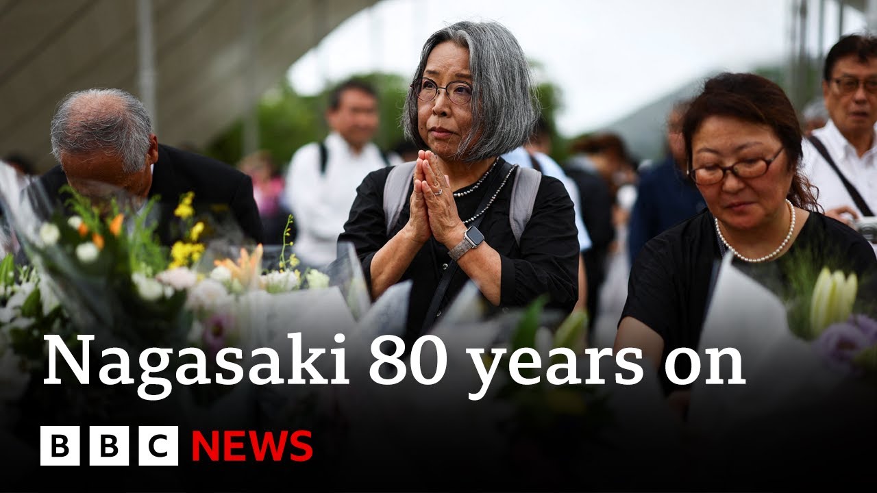 Ceremony held in Nagasaki to mark 80th anniversary of atomic bombing | BBC News