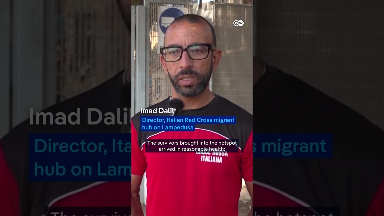 Coast Guard struggles to save migrants whose boat overturned off Italy, killing 26 | DW News