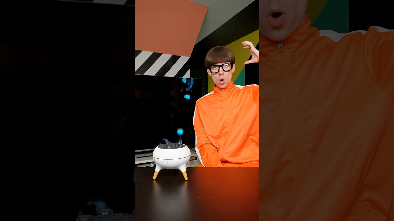 Colored smoke ring machine