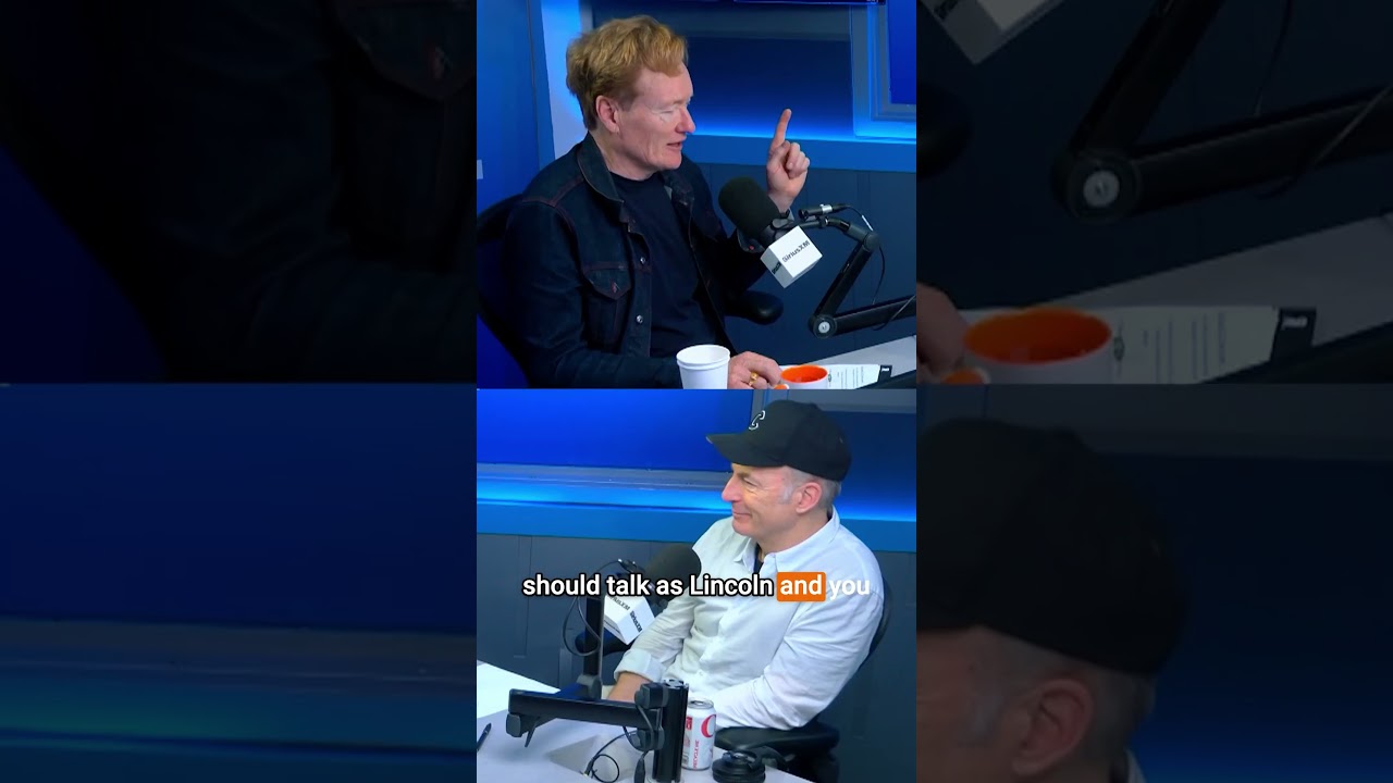 Conan & Bob Odenkirk roleplayed as Lincoln & his law partner. #podcast #funny #conan
