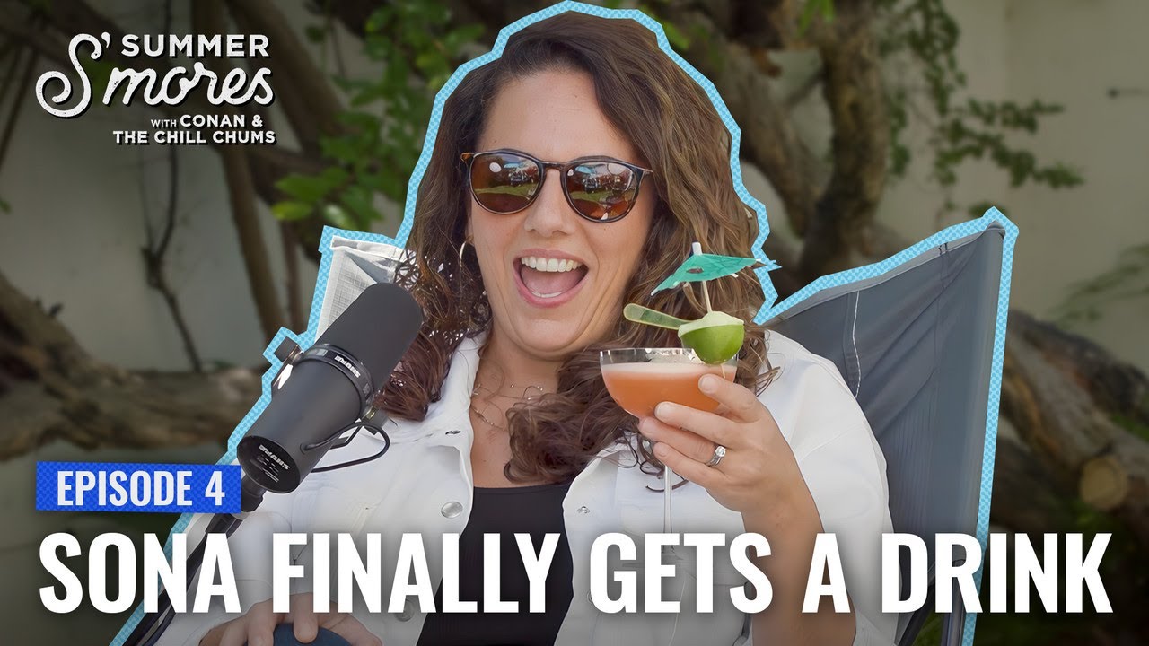 Conan & The Chill Chums Drink Cocktails & Play Mindmeld | Conan O’Brien Needs A Friend