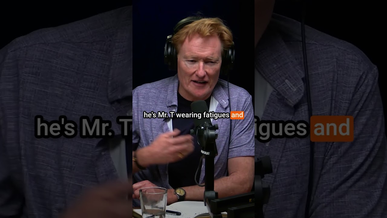 Conan’s favorite Late Night joke feat. Mr. T #podcast #comedy #conan #conaf
