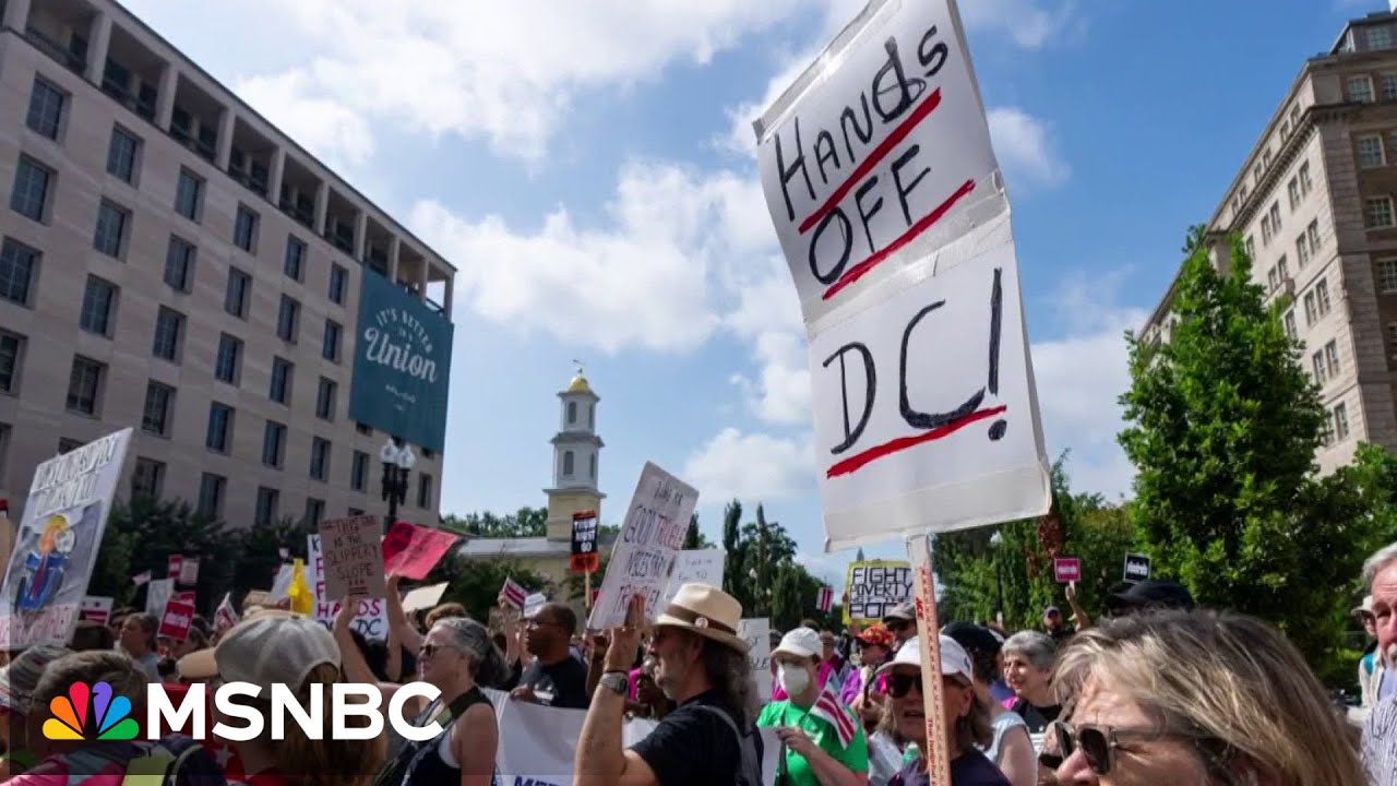 Democratic governors slam Trump’s D.C. police takeover