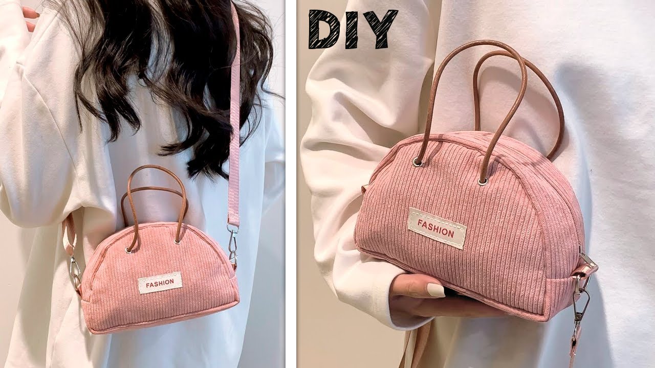 DIY Small Purse Bag tutorial from scratch 😍 Korean Design