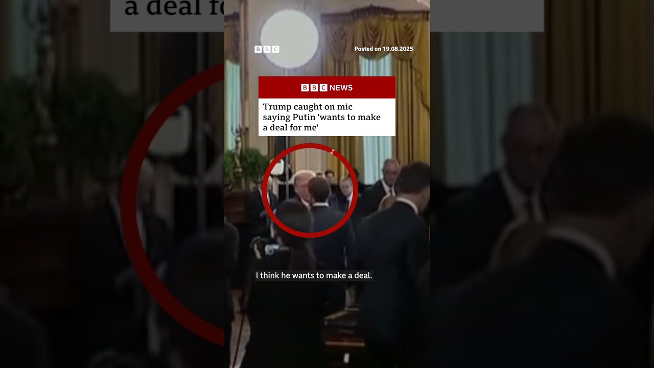 Donald Trump said Vladimir Putin ‘wants to make a deal for me’. #DonaldTrump #BBCNews