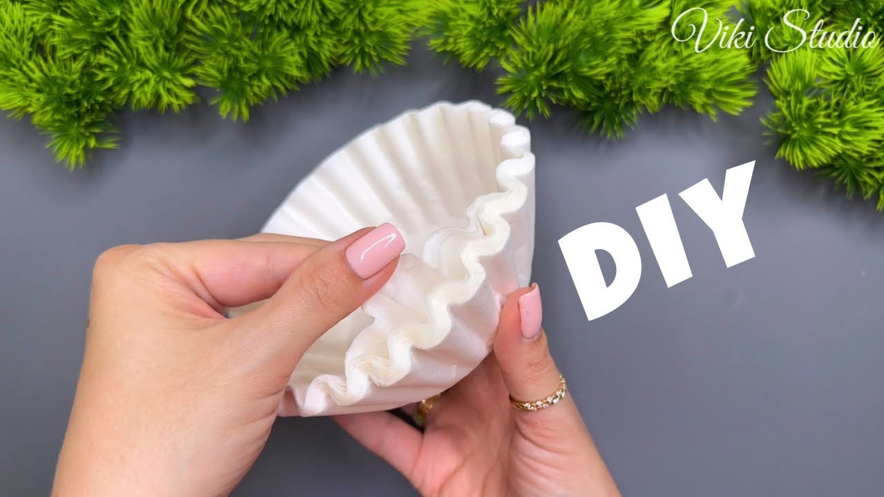 Easy Crafts Idea with Coffee Filters – DIY Home Decorations!