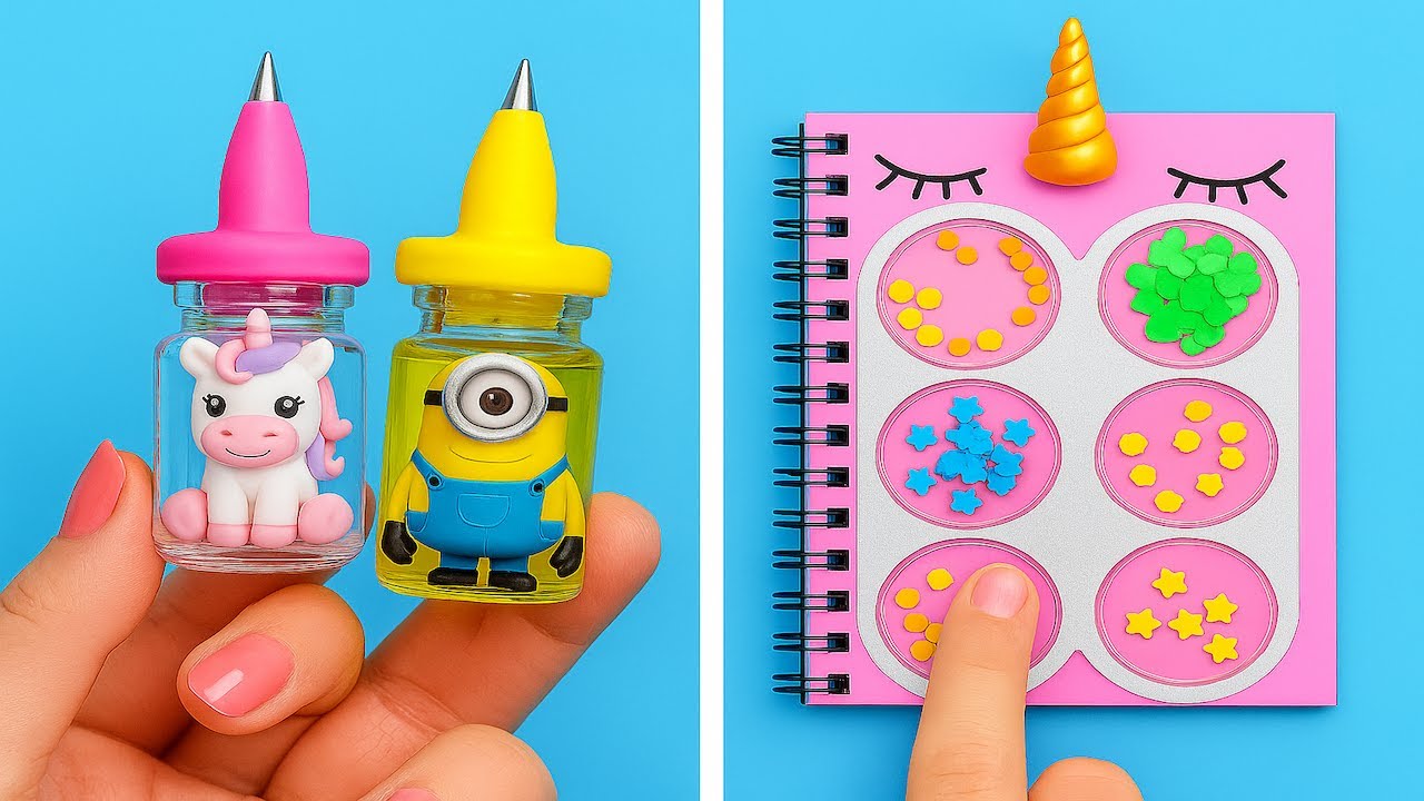 🖍️ EASY DIY BACK TO SCHOOL CRAFTS! Fun Supplies to Make at Home ✏️✨