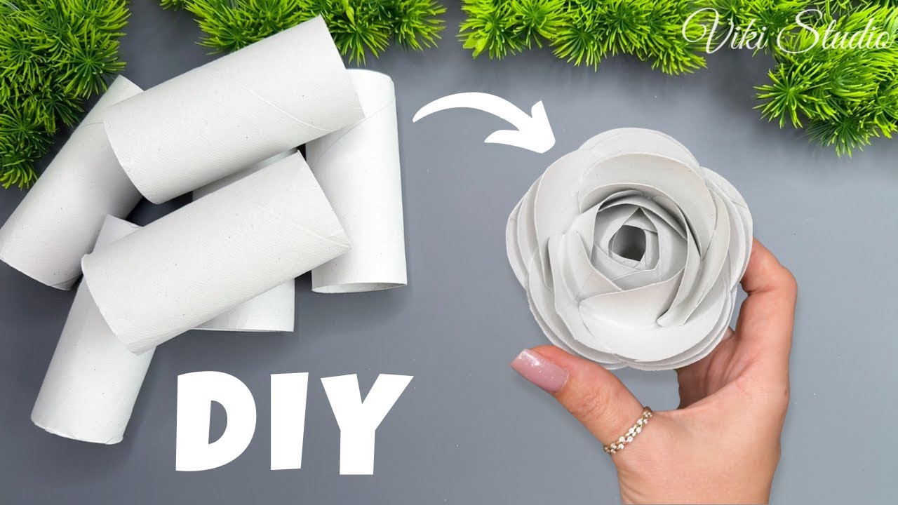 Easy Recycling Crafts ♻️ with Paper Rolls – DIY Decorations!