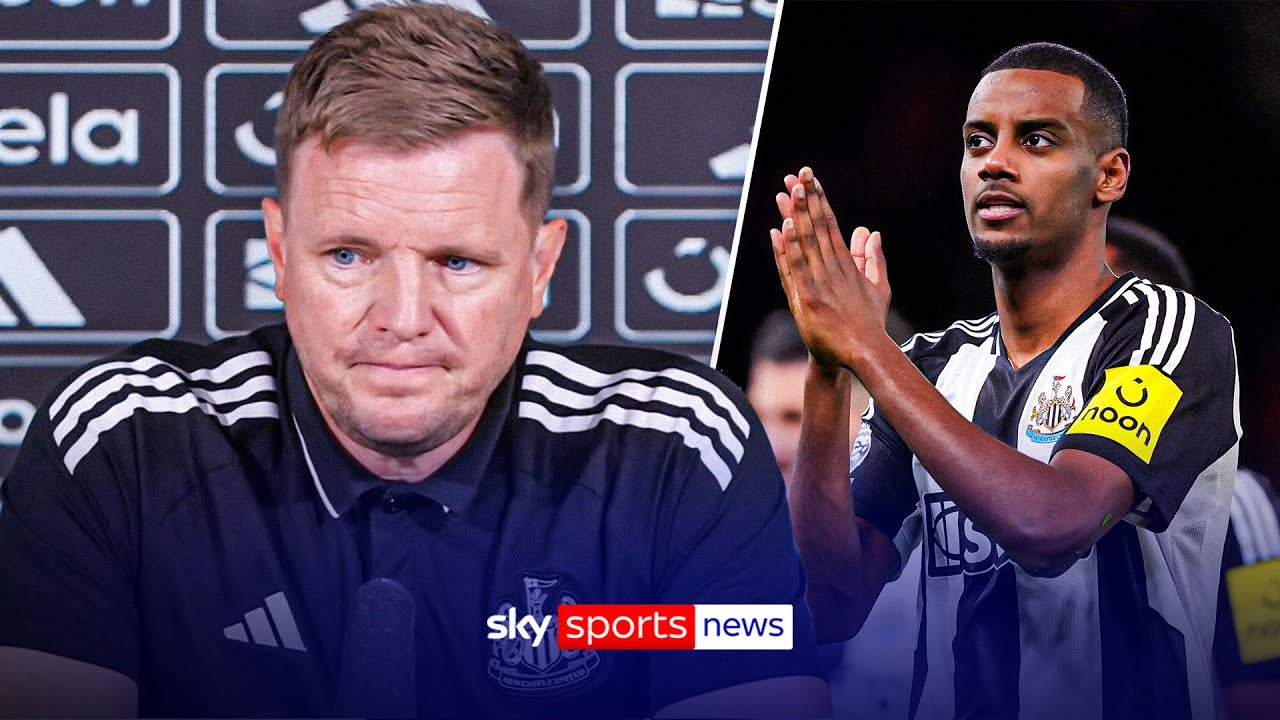 Eddie Howe on ‘unchanged’ Alexander Isak situation at Newcastle