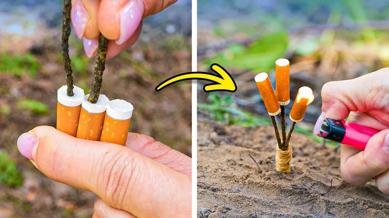 🏕️ Emergency Hacks You Need to Survive in the Wild!