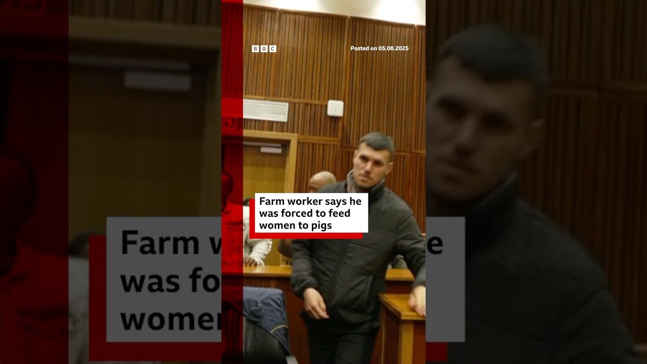 Farm worker says he was forced to feed women to pigs. #SouthAfrica #BBCNews