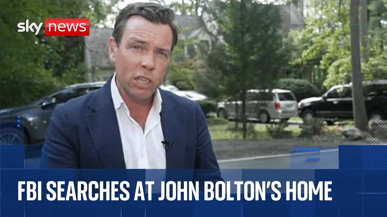 FBI searching home of ex-Trump national security adviser John Bolton