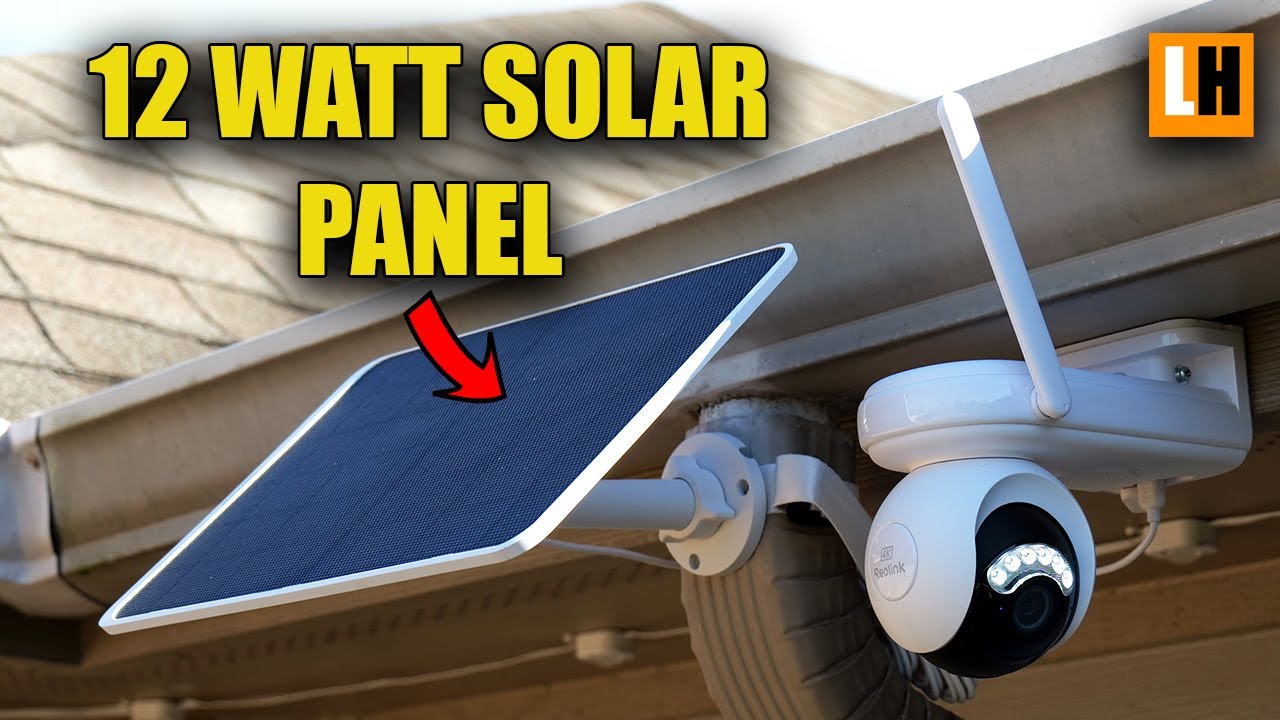 Finally, the Reolink Altas PT Ultra can record 24/7 using the 12 Watt Solar Panel!