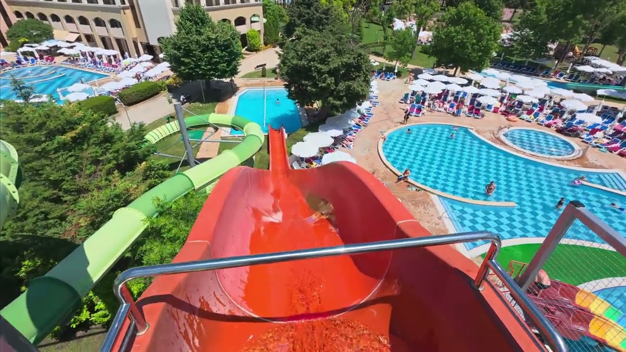 Freefall Water Slide at Sol Nessebar 🇧🇬