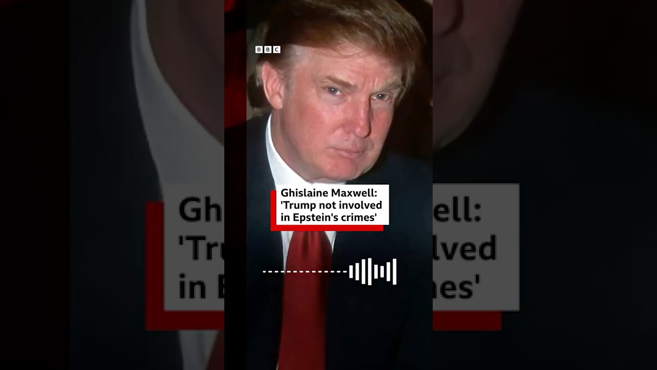 Ghislaine Maxwell: ‘Trump not involved in Epstein’s crimes’. #DonaldTrump #JeffreyEpstein #BBCNews