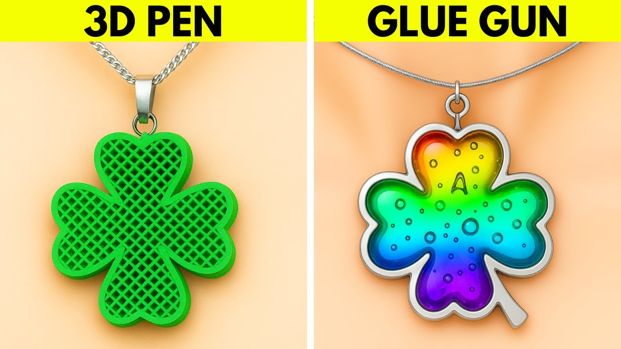 GLUE GUN vs 3D PEN 💖🤩 Creative DIY Ideas & Cool Hacks