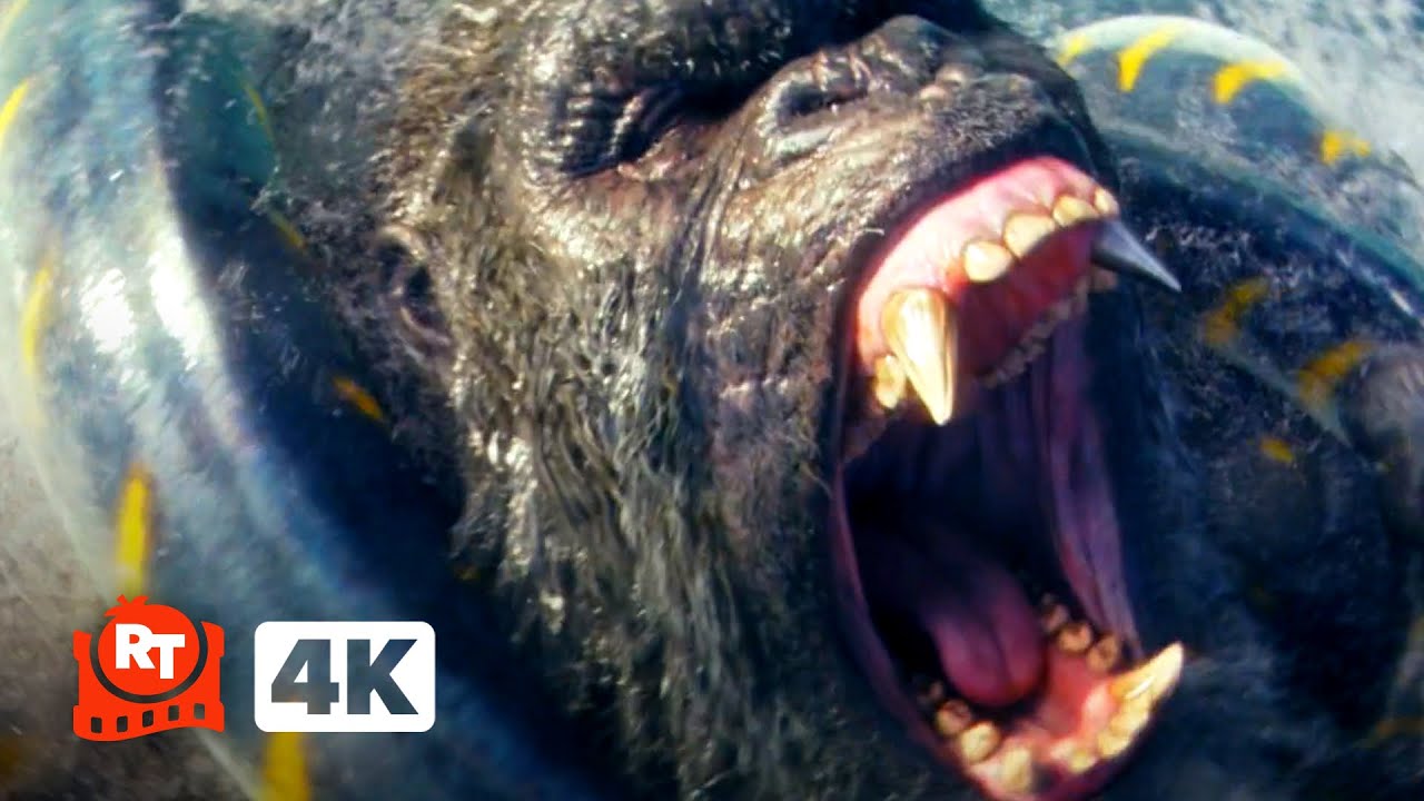 Godzilla x Kong: The New Empire (2024) 4K – Kong vs. Giant Snake | Movieclips