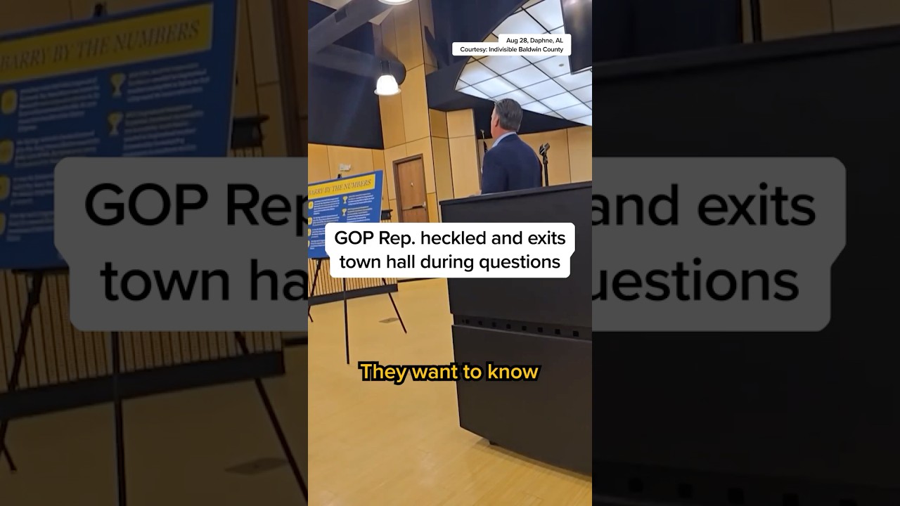 GOP Rep. heckled and exits town hall during questions