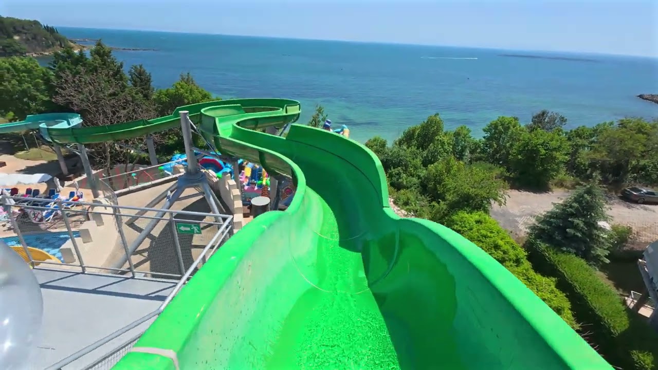 Green Body Water Slide at Sol Nessebar 🇧🇬