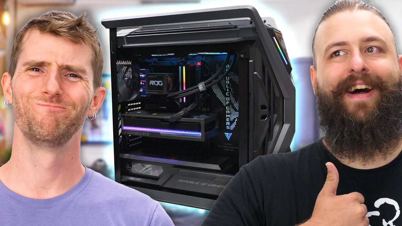 He won this $5000 Gaming PC (But it was VERY Awkward)