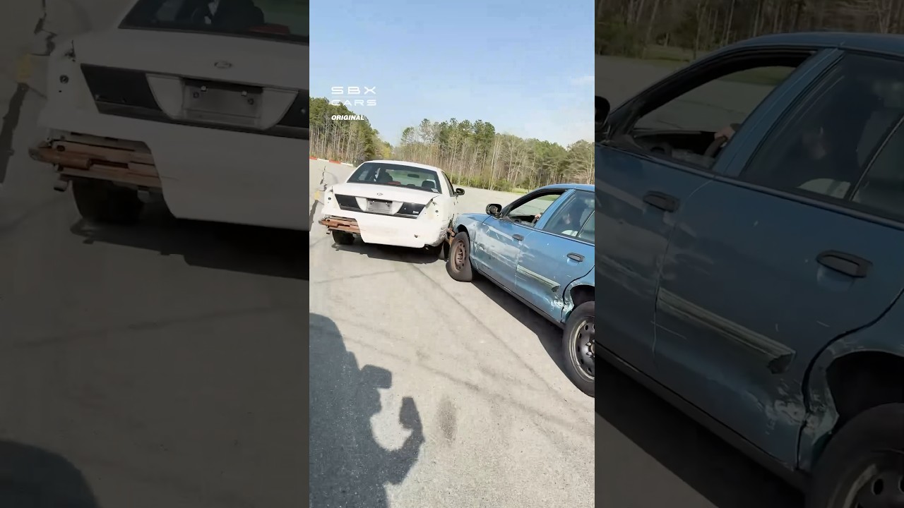 How to pit maneuver so no one is in your motorcade…💥 #cars #stunts #vehicles