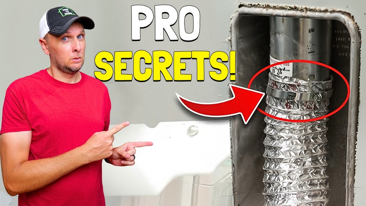 How to Replace Your Dryer Vent Hose the EASY Way!
