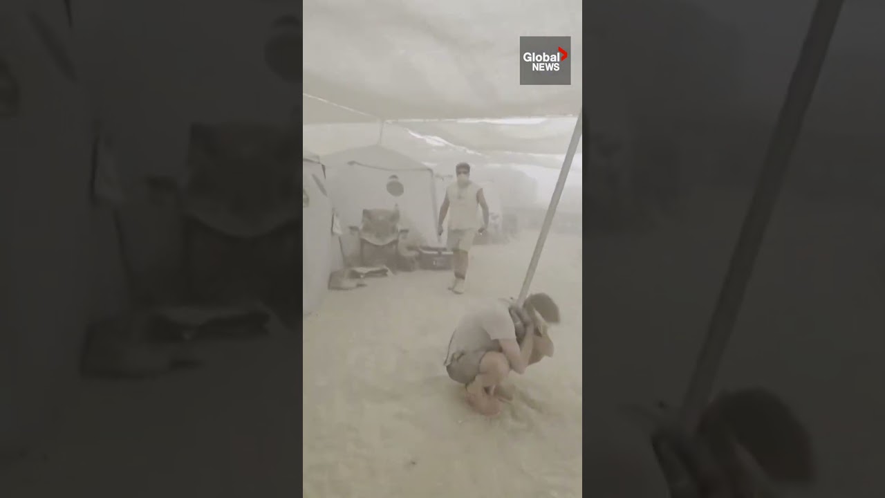 Huge dust storm slams Burning Man festival