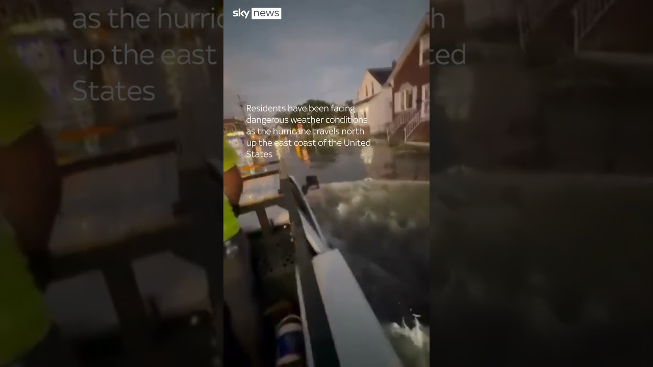 Hurricane causes severe flooding in towns