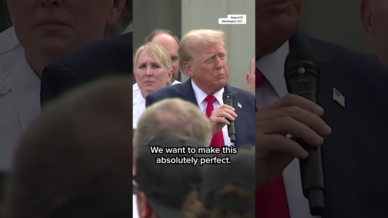 ‘I feel very safe now’: Trump meets with law enforcement, National Guard in D.C.