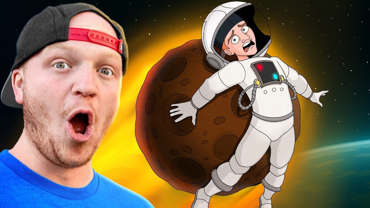 I Survived 24 Hours In Space! (Cartoon Animation)